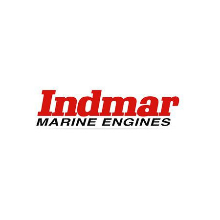 Logo Indmar Marine Engines rouge et noir